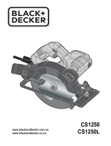 Black & Decker CS1250K User manual