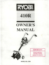 Ryobi 410r Owner's manual