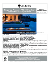 Regency Plateau PTO50 Owner's manual