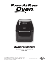 PowerAirFryer Oven CM001 Owner's manual