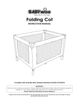 Babywise Folding Cot User manual
