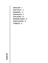 Philips HQ8100/16 User manual