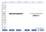 Marantz SR6011 Owner's manual