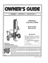 MTD series 501 Owner's manual
