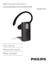 Philips SHB1100/37 User manual