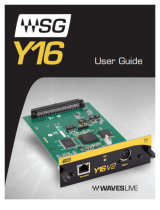 Waves WSG-Y16 Card Owner's manual