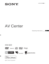Sony XAV-622 Operating instructions