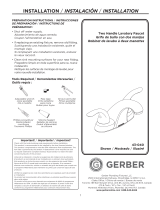 Gerber 43-040 Installation guide