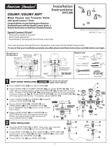 American Standard COLONY 3475.500 User manual