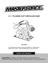 Master-force 241-0748 User manual