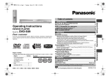 Panasonic DVDS49 User manual