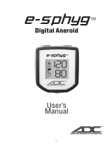 ADC Diagnostix E-sphyg 7002 User manual