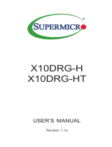 Supermicro X10DRG-HT User manual