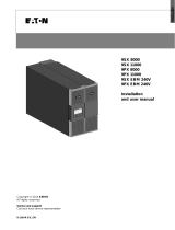 Eaton 9SX EBM 240V Installation and User Manual