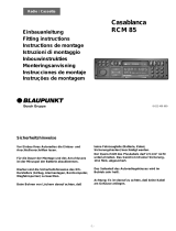 Blaupunkt CASABLANCA RCM85 FOR Owner's manual