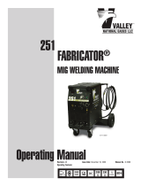 Valley 251 FABRICATOR® Mig Welding Machine User manual