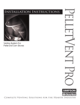 Simpson Dura-Vent PelletVent Pro Installation Instructions Manual