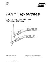 ESAB TXH™ Tig- Torches User manual