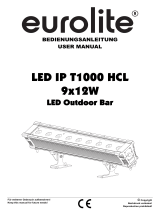 EuroLite LED IP T1000 HCL User manual