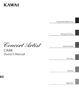 Kawai CS11 Owner's manual