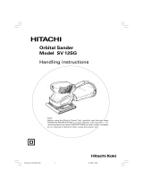 Hitachi SV12SG Handling Instructions Manual