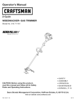 Craftsman WEEDWACKER 316.711191 Owner's manual