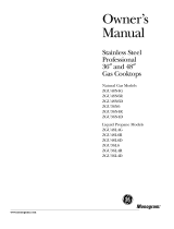 GE Monogram ZGU36L6 User manual