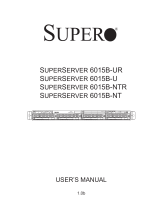 Supermicro SUPERSERVER 6015C-NT User manual
