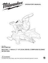 Milwaukee M18 FMS184 User manual