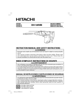 Hitachi DH50MB - 2" SDS Max Rotary Hammer User manual