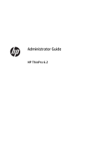 HP t620 Flexible Thin Client User guide