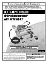 Central Pneumatic Item 60328 Owner's manual