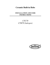 Belling CTC70 Owner's manual