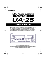 Roland UA-25 Owner's manual