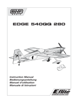 E-flite Edge 540QQ 280 BNF User manual
