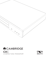 CAMBRIDGE CXC User manual