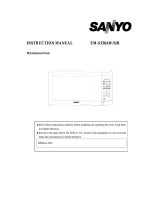 Sanyo EM-S156AS User manual