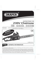 Draper 400mm Chainsaw Operating instructions