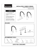 Elkay LK2500 Installation guide