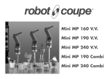 Robot Coupe Mini MP 190 Combi Operating Instructions Manual