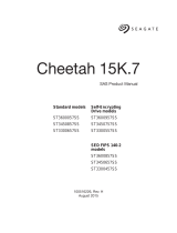 Seagate ST3300557SS Cheetah® 15K.7 SAS 2.0 6Gb/s 300GB Hard Drive User manual