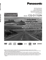 Panasonic CQ-D1703N User manual