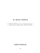 Supermicro 1020A-8 User manual