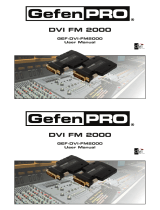 Gefen GEF-DVI-FM2000 User manual