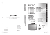Sharp LC40LE820E Operating instructions