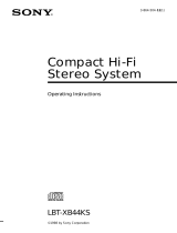 Sony LBT-XB44KS Operating instructions