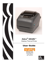 Zebra GK420t User manual