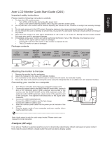 Acer BE270U Quick start guide