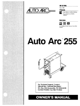 Miller AUTO ARC 255 Owner's manual