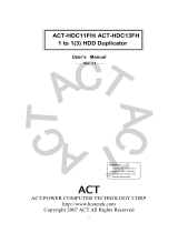ACT HDC13FH User manual